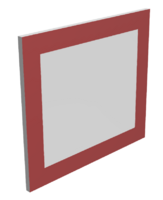 Щит баскетбольный навесной на шведскую стенку (ламинированная фанера), размер 400х450 миллиметров - fgospostavki.ru - Каменск-Уральский