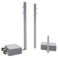 Бадминтонные стойки мобильные (с противовесами, на колесах) - fgospostavki.ru - Каменск-Уральский