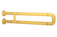 Поручень неоткидной двухопорный с антибактериальным покрытием (желтый) - fgospostavki.ru - Каменск-Уральский