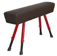 Конь гимнастический переменной высоты (чехол из натуральной кожи) - fgospostavki.ru - Каменск-Уральский