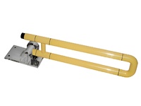 Поручень откидной с антибактериальным покрытием (желтый) - fgospostavki.ru - Каменск-Уральский