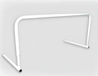 Барьер тренировочный регулируемой высоты (кнопочный фиксатор) - fgospostavki.ru - Каменск-Уральский