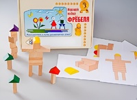 Игровой набор Фребеля "Конструктор деревянный без соединений-3" (Серия "Эксперимент") - fgospostavki.ru - Каменск-Уральский