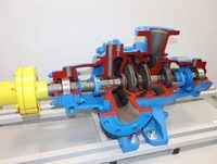 Разрезная модель насоса секционного центробежного типа «ЦНС» - fgospostavki.ru - Каменск-Уральский