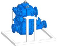 Учебное оборудование «Раздаточная коробка с коробкой отбора мощности в разрезе грузового автомобиля КамАЗ» - fgospostavki.ru - Каменск-Уральский