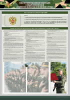 Стенд-уголок "Конституция Российской Федерации и Федеральный закон "О воинской обязанности и военной службе" - fgospostavki.ru - Каменск-Уральский