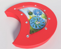 Настенный игровой модуль в виде части гусеницы с весами - fgospostavki.ru - Каменск-Уральский