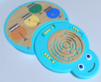 Настенный игровой элемент «Гусеница» - fgospostavki.ru - Каменск-Уральский