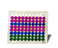 Тактильно-развивающая панель «Цветные фигурки» - fgospostavki.ru - Каменск-Уральский