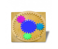 Тактильно-развивающая панель «Цветные шестеренки» - fgospostavki.ru - Каменск-Уральский