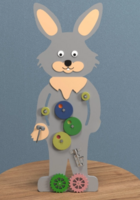 Бизиборд «Пасхальный кролик» - fgospostavki.ru - Каменск-Уральский