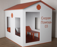 Игровой домик «Скорая помощь» - fgospostavki.ru - Каменск-Уральский