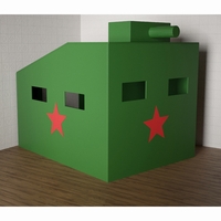 Игровой домик «Танк» - fgospostavki.ru - Каменск-Уральский