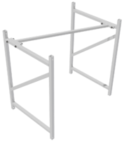 Ферма баскетбольная для щита из оргстекла (1,2х0,9 метра), вынос 0,5 метра - fgospostavki.ru - Каменск-Уральский