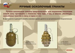 Комплект плакатов "Ручные гранаты" - fgospostavki.ru - Каменск-Уральский