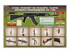 Стенд-тренажер по сборке-разборке автомата Калашникова АК-74М - fgospostavki.ru - Каменск-Уральский