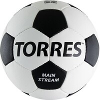 Мяч футбольный TORRES Main Stream (размер 4, синтетическая кожа, тренировочный) - fgospostavki.ru - Каменск-Уральский