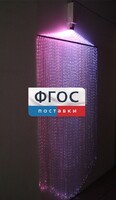 Фибероптическая занавесь (150 волокон) с интерактивным источником света - fgospostavki.ru - Каменск-Уральский