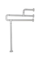 Поручень напольно-настенный с антибактериальным покрытием (белый) - fgospostavki.ru - Каменск-Уральский