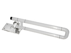 Поручень откидной с антибактериальным покрытием (белый) - fgospostavki.ru - Каменск-Уральский