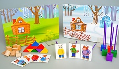 Игровой набор Фребеля "Заюшкина избушка" (серия "Сказочный мир". Выпуск 1) - fgospostavki.ru - Каменск-Уральский