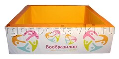 Бассейн "Вообразилия" квадратный с шелкографией - fgospostavki.ru - Каменск-Уральский