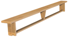 Скамейка гимнастическая (деревянные ножки) (4 м)  - fgospostavki.ru - Каменск-Уральский