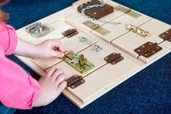 Тактильно-развивающая панель “Замочки” - fgospostavki.ru - Каменск-Уральский