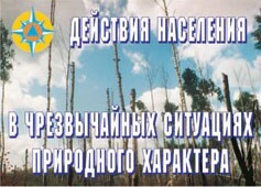 Комплект плакатов "Действия населения в ЧС природного характера" - fgospostavki.ru - Каменск-Уральский
