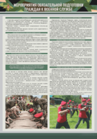 Стенд "Мероприятия обязательной подготовки граждан к военной службе" - fgospostavki.ru - Каменск-Уральский