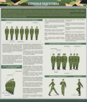 Стенд "Строевая подготовка" - fgospostavki.ru - Каменск-Уральский