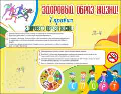 Стенд "Здоровый образ жизни" - fgospostavki.ru - Каменск-Уральский