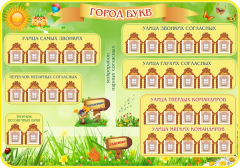 Стенд "Город букв" - fgospostavki.ru - Каменск-Уральский