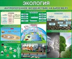 Стенд "Экология. Антропогенное воздействие на биосферу" - fgospostavki.ru - Каменск-Уральский