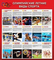 Стенд "Олимпийские летние виды спорта" - fgospostavki.ru - Каменск-Уральский
