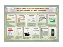 Стенды "Учебно-практическое оборудование по оказанию первой помощи" - fgospostavki.ru - Каменск-Уральский