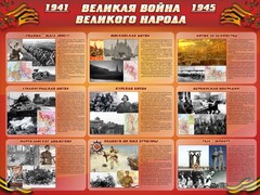 Стенд "Великая война Великого народа" Вариант 1 (9 блоков) - fgospostavki.ru - Каменск-Уральский