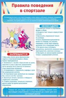 Стенд "Правила поведения в спортзале №1" - fgospostavki.ru - Каменск-Уральский
