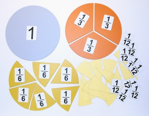 Набор магнитных карточек "Доли и дроби - 3" - fgospostavki.ru - Каменск-Уральский