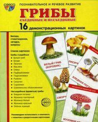 Демонстрационные карточки "Грибы съедобные и не съедобные" - fgospostavki.ru - Каменск-Уральский