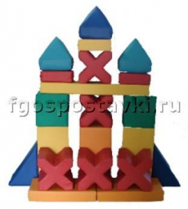 Мягкий модуль-конструктор "Башня" (21 элемент) - fgospostavki.ru - Каменск-Уральский