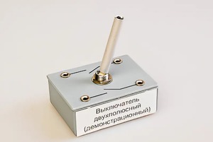 Выключатель двухполюсный (демонстрационный) - fgospostavki.ru - Каменск-Уральский