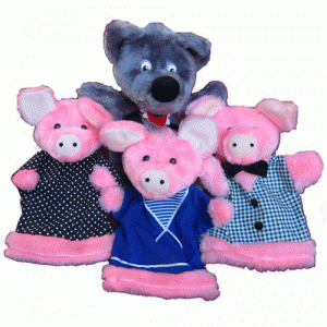 Набор перчаточных кукол "Три поросенка" - fgospostavki.ru - Каменск-Уральский