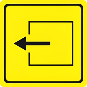 Тактильный знак (выход из помещения) 150х150 - fgospostavki.ru - Каменск-Уральский