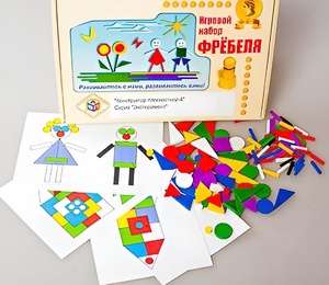 Игровой набор Фребеля "Конструктор плоскостной-4" (Серия "Эксперимент") - fgospostavki.ru - Каменск-Уральский