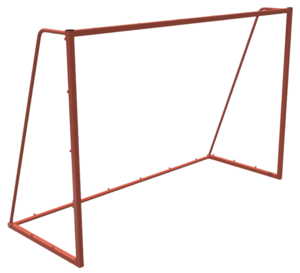 Ворота для минифутбола (2 штуки, без сетки) - fgospostavki.ru - Каменск-Уральский