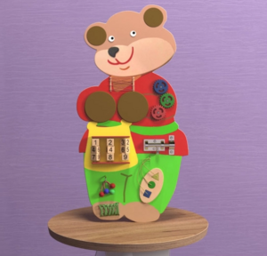 Бизиборд «Мишка Потапыч» - fgospostavki.ru - Каменск-Уральский