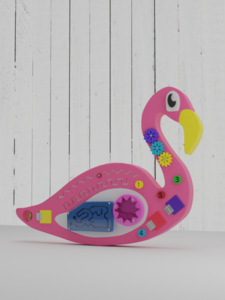 Бизиборд «Розовый фламинго» - fgospostavki.ru - Каменск-Уральский