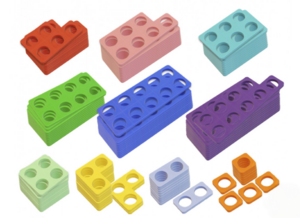 Нумирошка. Набор цветных пластиковых форм 100 шт. по методике Нумикон - fgospostavki.ru - Каменск-Уральский