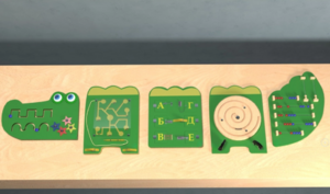 Бизиборд «Крокодил Гена» - fgospostavki.ru - Каменск-Уральский